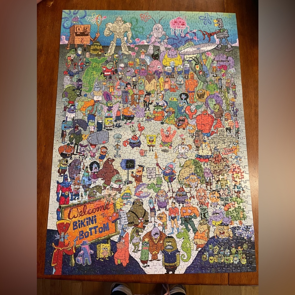 🧩🧩 1000 piece SpongeBob SquarePants jigsaw puzzle 🧩🧩